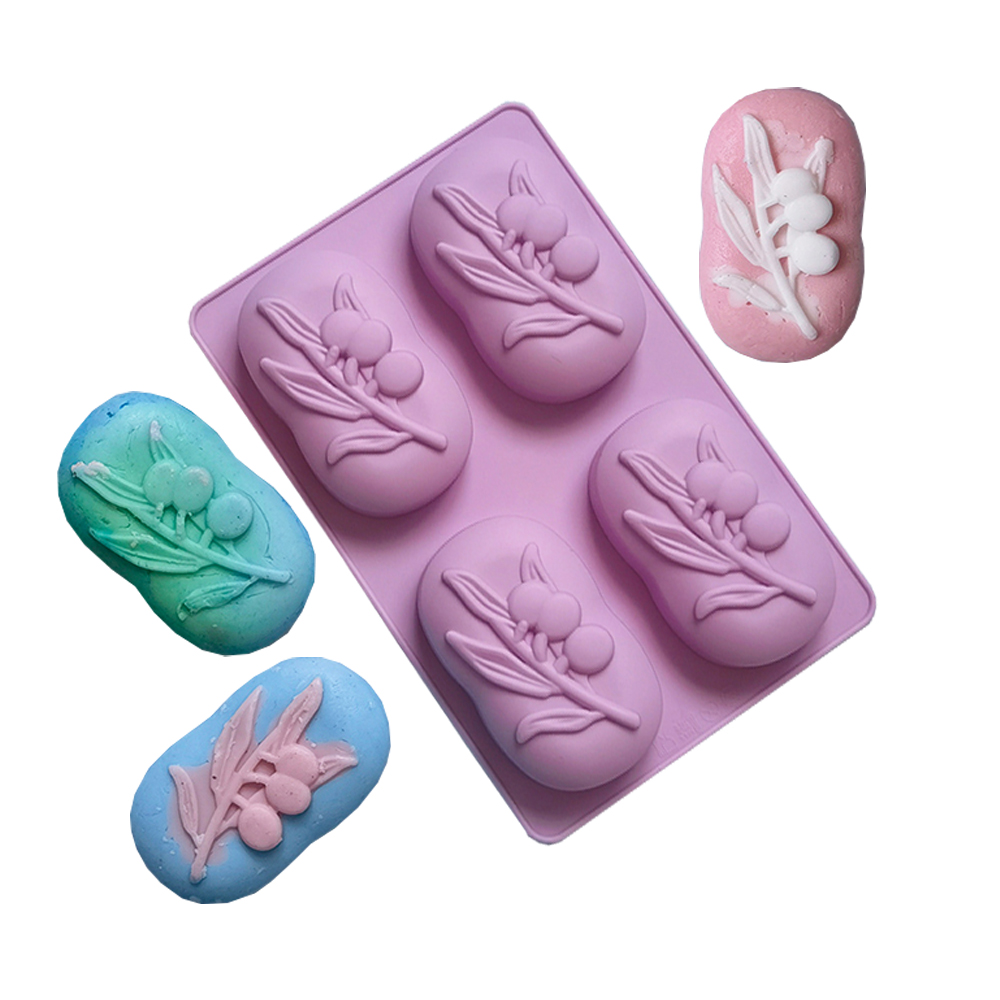Soap Making Kit For Beginners - Moule à savon ovale en Silicone,