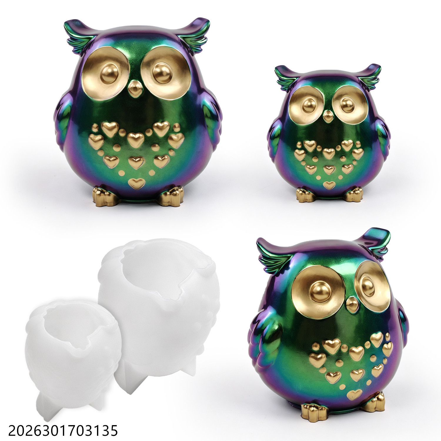 Soap Making Instructions - Moule en silicone Hibou 3D en